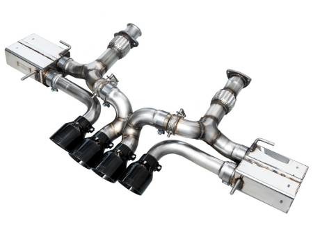 AWE Tuning - AWE 2023 C8 Corvette Z06 SwitchPath Cat-Back Exhaust - Diamond Black Tips