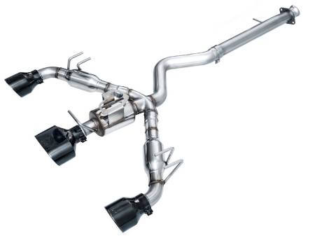 AWE Tuning - AWE 2023+ Toyota GR Corolla Track Edition Exhaust - Diamond Black Tips