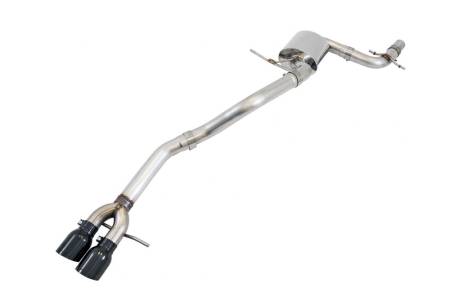 AWE Tuning - AWE Mk6 GLI 2.0T - Mk6 Jetta 1.8T Track Edition Exhaust - Diamond Black Tips