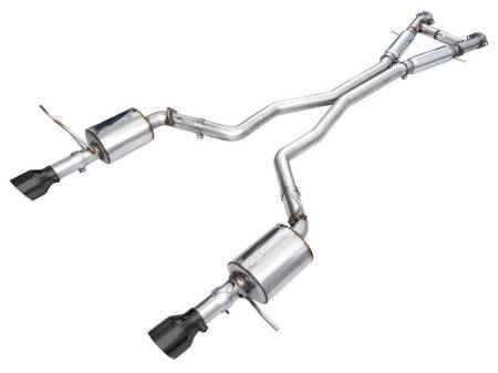 AWE Tuning - AWE 18-23 Dodge Durango SRT & Hellcat Touring Edition Exhaust - Diamond Black Tips