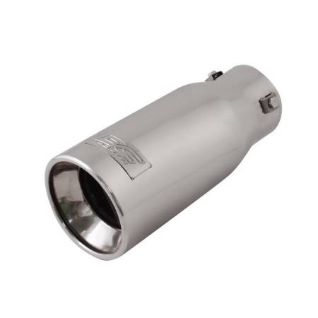 DC Sports - DC Sports Polished Stainless Universal Bolt On Exhaust Tip 2.875" Inlet 3.75" Outlet