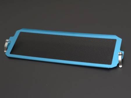 Cusco - Cusco 08-17 Impreza (GR/GV/VA) Turbo Intercooler Protection Grill Kit Blue w/Blk Mesh