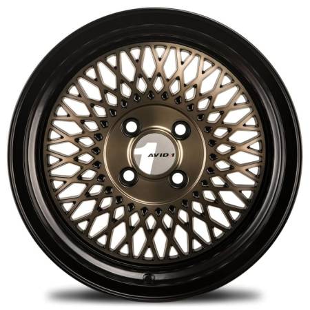 Avid.1 Wheels - Avid.1 Wheels Rim AV-18 15x8.0 4x100 ET25 73.1CB Bronze/Black Lip