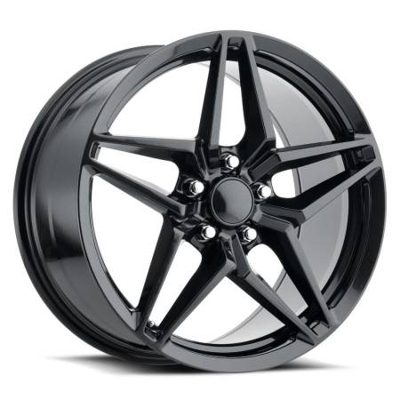Factory Reproductions Wheels - FR 29 - C7 ZR1 Corvette Replica Wheel 19x10 5x4.75 ET79 70.3CB Carbon Black