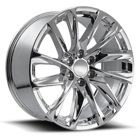 Factory Reproductions Wheels - FR 98 - Escalade 12 Spoke Replica Wheel 22x9 6x5.5 ET28 78.1CB Chrome