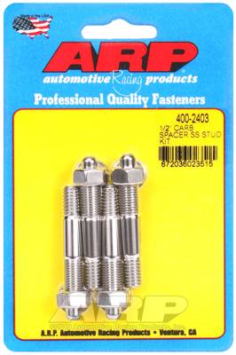ARP - ARP 1/2" Spacer SS carburetor stud kit 400-2403