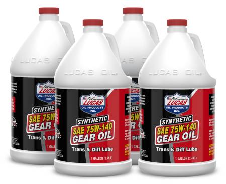 Lucas Oil - Lucas Synthetic 75w140 Trans/ Diff Lube 4x1 Gal