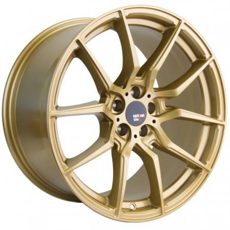 Option Lab Wheels - Option Lab Wheels R716 18x8.5 5x108 ET40 73.1CB Top Secret Gold