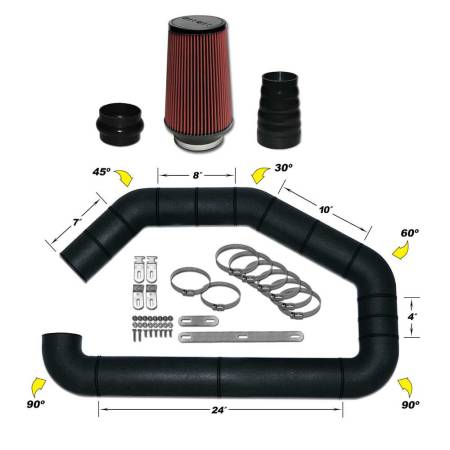 Airaid - Airaid U-Build-It - Universal 4in Master Kit I w/700-470 (9in) Filter