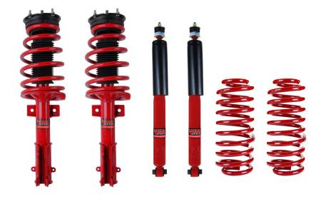 Pedders Suspension - Pedders 05-14 Ford Mustang (GT 500 Mount) EziFit SportsRyder Spring And Shock Kit