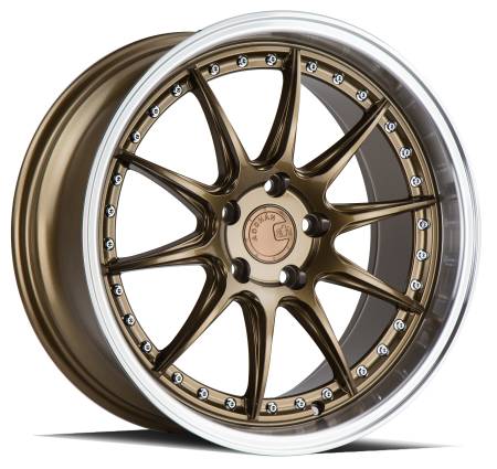 AodHan Wheels - Aodhan Wheels Rim DS07 18x8.5 5x100 73.1CB ET35 Bronze w/Machined Lip