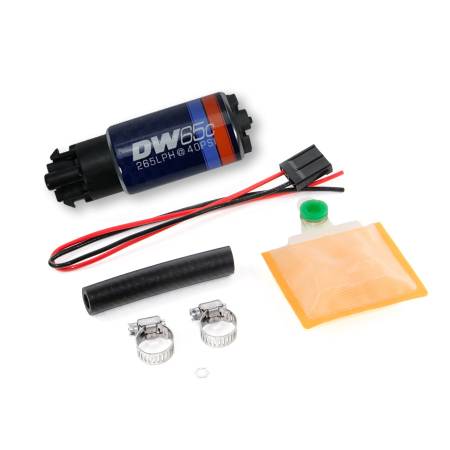 DeatschWerks - DeatschWerks 265 LPH DW65C Series Compact Fuel Pump w/o Mounting Clips (w/ Universal Install Kit)