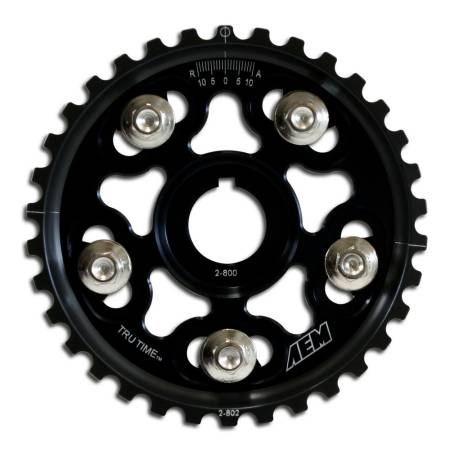 AEM Electronics - AEM 90-91 Acura Interga RS LS GS & GSR/ 99-00 Honda Civic Si Black Tru-Time Cam Gear