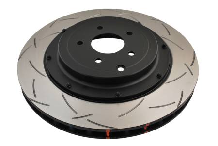 DBA (Disc Brakes Australia) - DBA 09+ Nissan GTR R-35 Rear Slotted 5000 Series 2 Piece Rotor Assembled w/ Black Hat