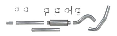 Diamond Eye Performance - Diamond Eye Exhaust System Kit, 1994-1997.5 Ford 7.3L Powerstroke F250/F350 (All Cab And Bed Lengths) 4In. Alumi