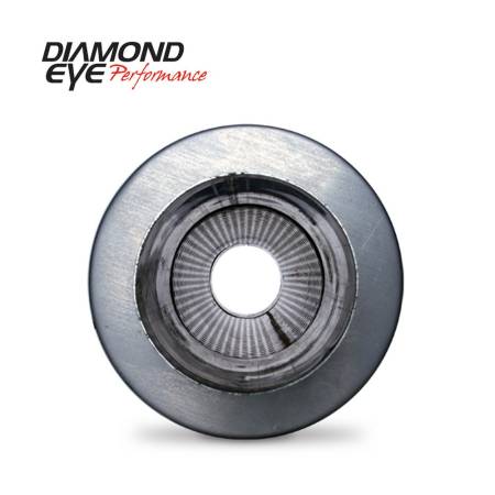 Diamond Eye Performance - Diamond Eye Exhaust Muffler, Performance Diesel Exhaust Part-5In. 409 Stainless Steel Performance Perforated