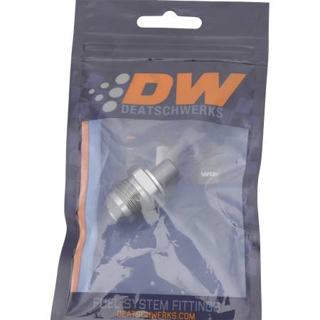 DeatschWerks - DeatschWerks 8AN Male Flare to M10 X 1.0 Male Metric - Anodized Titanium