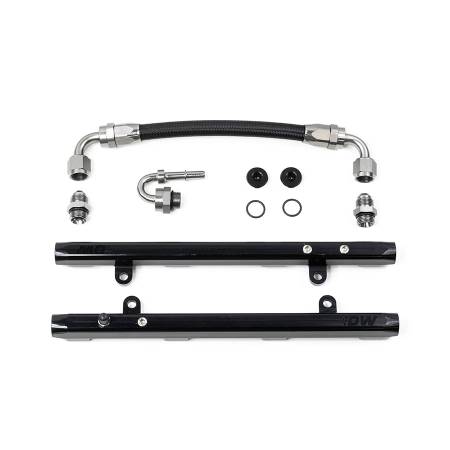 DeatschWerks - DeatschWerks 11-17 Ford Mustang / F-150 Coyote 5.0 V8 Fuel Rails w/ Crossover