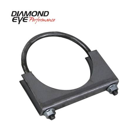 Diamond Eye Performance - Diamond Eye Exhaust Clamp, Performance Diesel Exhaust Part-4In. Standard Steel U-Bolt Saddle Clamp