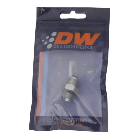 DeatschWerks - DeatschWerks 6AN ORB Male To 6AN Male Flare Adapter (Incl. O-Ring)