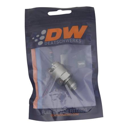 DeatschWerks - DeatschWerks 6AN Male Flare to 1/4in Female EFI Quick Connect Adapter