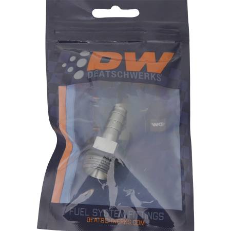 DeatschWerks - DeatschWerks 8AN ORB Male To 3/8in. Male Triple Barb Fitting (Incl. O-Ring)