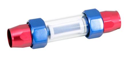 Spectre Performance - Spectre Pro-Plumbing Fuel Filter 3/8in. - Red/Blue