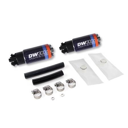 DeatschWerks - DeatschWerks 340lph DW300C Compact Fuel Pump w/ 99-04 Ford Lightning Set Up Kit (w/o Mounting Clips)
