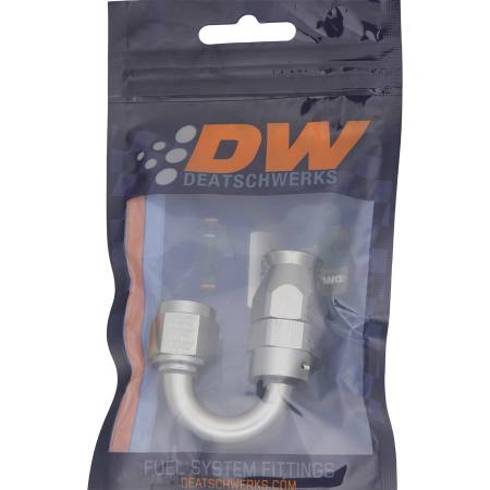 DeatschWerks - DeatschWerks 6AN Female Swivel 180-Degree Hose End PTFE (Incl. 1 Olive Insert)