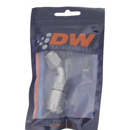 DeatschWerks - DeatschWerks 6AN Female Swivel 45-Degree Hose End CPE