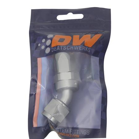 DeatschWerks - DeatschWerks 8AN Female Swivel 45-Degree Hose End CPE