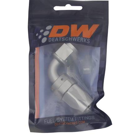 DeatschWerks - DeatschWerks 8AN Female Swivel 90-Degree Hose End CPE
