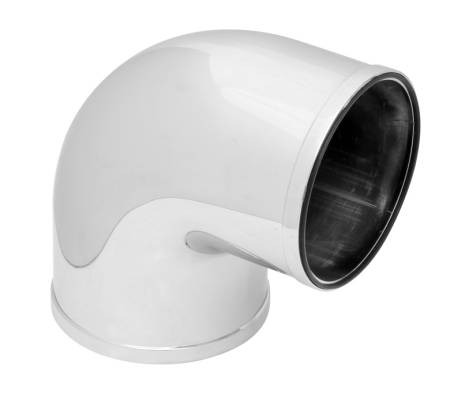 Spectre Performance - Spectre Universal Intake Elbow Tube (ABS) 3in. OD / 90 Degree - Chrome