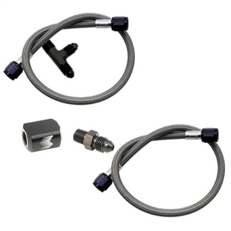Snow Performance - Snow Performance Water Dual Nozzle Upgrade SS Braided Line (For 4AN SS Braided Line Kit)