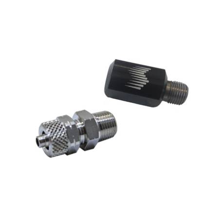 Snow Performance - Snow Performance 90 Degree Nozzle Holder (1/8in. NPT to 1/4in. OD Tube) - Black