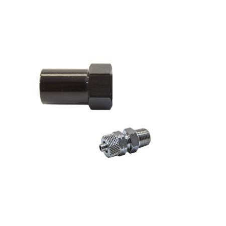 Snow Performance - Snow Performance 1/8in NPT to 1/4in Quick-Connect Low Profile Straight Nozzle Holder
