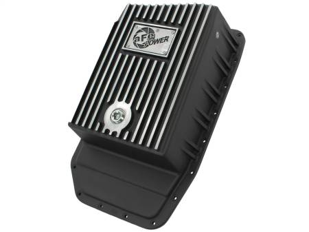 aFe Power (Advanced FLOW Engineering) - aFe Transmission Pan Black Machined 09-14 Ford 6R80 F-150 Trucks