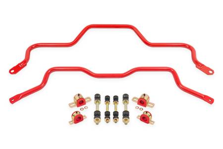 BMR Suspension - BMR 93-02 F-Body Front & Rear Sway Bar Kit w/ Bushings - Red