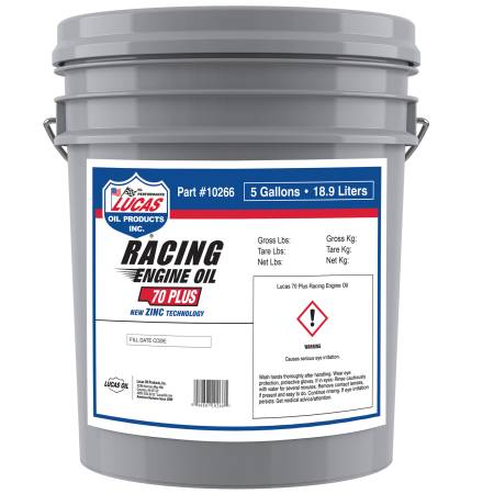 Lucas Oil - Lucas Motor Oil - High Performance Plus - 70W - Conventional - 5 gal - Each