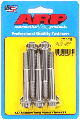 ARP - ARP M8 x 1.25 x 60 12pt SS bolts 771-1009
