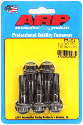 ARP - ARP M10 x 1.25 x 35 12pt black oxide bolts 673-1004