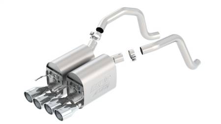 Borla - Borla 05-08 Chevrolet Corvette Coupe/Conv 6.0L/6.2L 8cyl Aggressive ATAK Exhaust (rear section only)