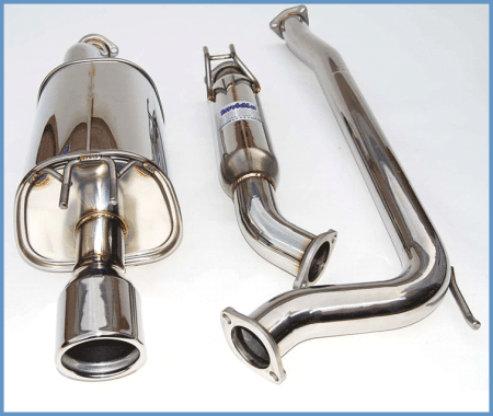 Invidia - Invidia 06+ Civic Si 4dr Q300 Stainless Steel Cat-back Exhaust