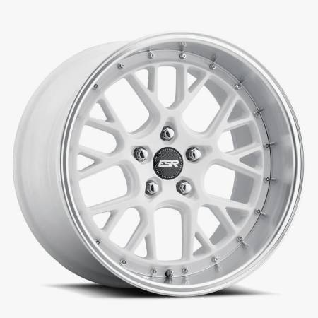 ESR Wheels - ESR Wheels Rim CS SERIES CS11 18x9.5 5x112 ET35 Gloss White Machined Lip