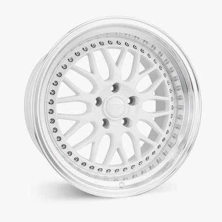 ESR Wheels - ESR Wheels Rim SR SERIES SR01 18x8.5 5x114.3 ET30 Gloss White Machined Lip