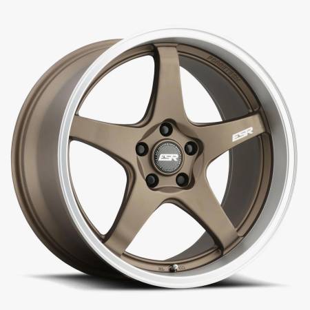 ESR Wheels - ESR Wheels Rim APEX SERIES APX5 18x10.5 5x114.3 ET22 Matte Bronze Machined Lip