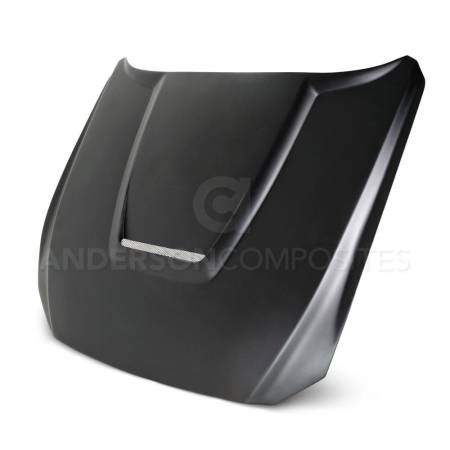 Anderson Composites - Anderson Composites 15-16 Ford Mustang (Excl. GT350/GT350R) Type-GR Fiberglass Hood