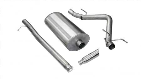 CORSA Performance - Corsa 2010-2013 Chevrolet Silverado Ext. Cab/Std. Bed 1500 4.8L V8 Polished Sport Cat-Back Exhaust