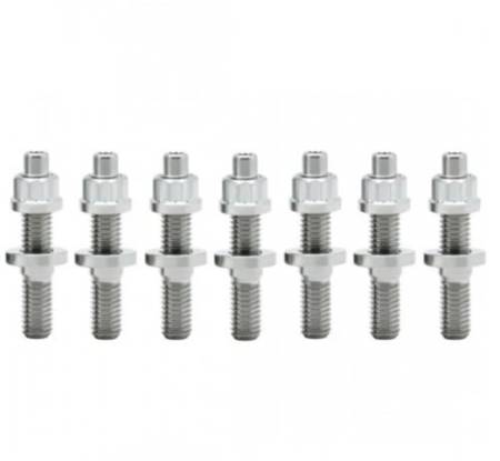 BLOX Racing - BLOX Racing SUS303 Stainless Steel Exhaust Manifold Stud Kit M8 x 1.25mm 45mm in Length - 7-piece