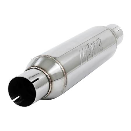 MBRP Exhaust - MBRP Universal Resonator 2.5in inlet/outlet 16in body 20in overall T304